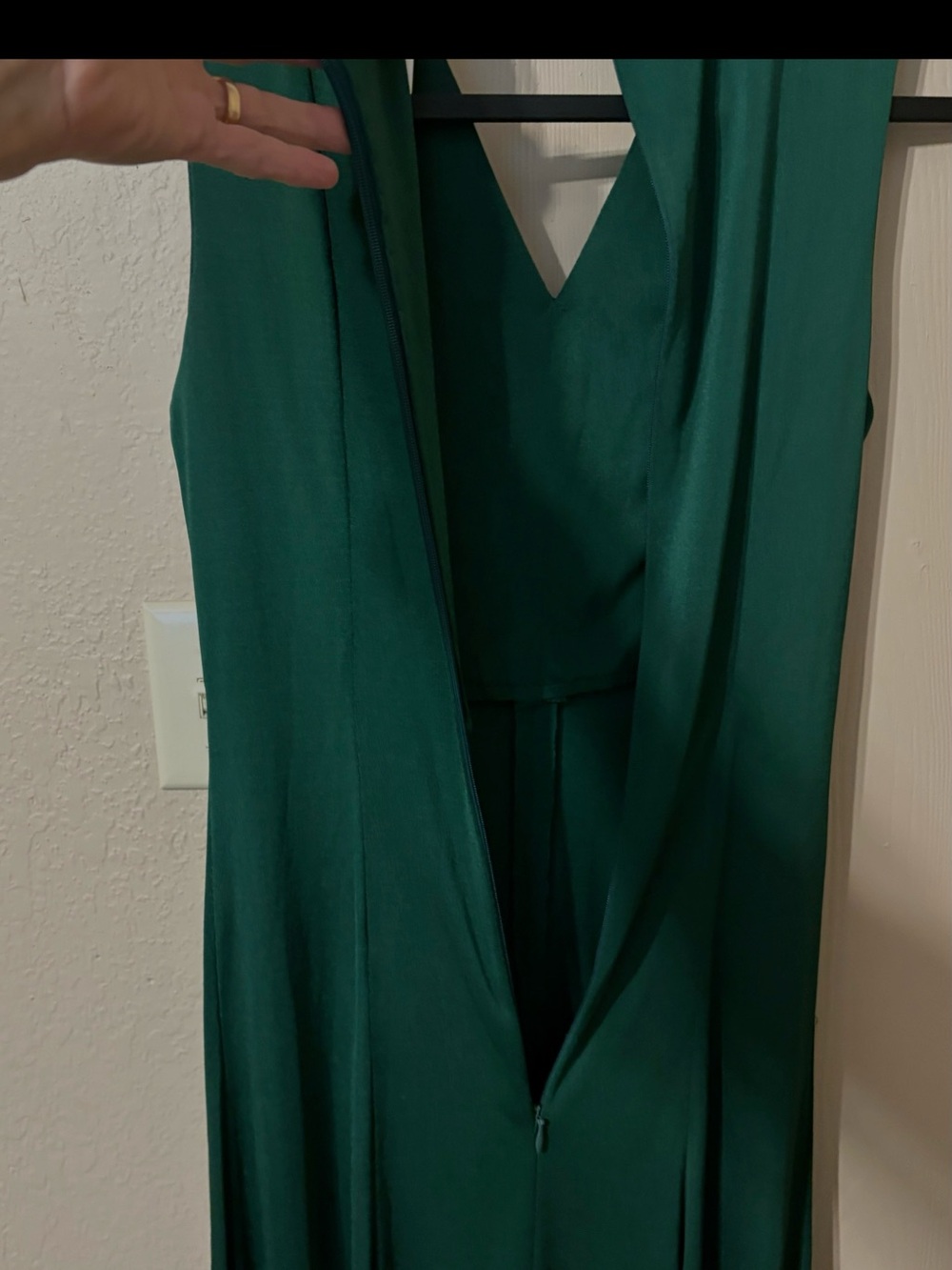 Richilene NY Elizabeth Arden Vintage Floor Length Sleeveless Gown Wm sz 10 - Picture 4 of 8